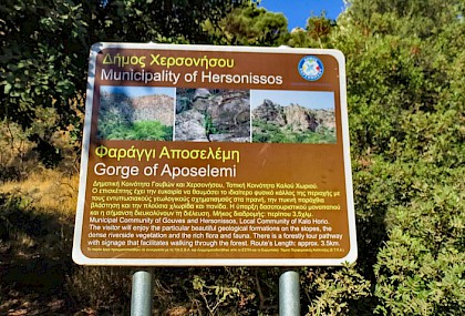  - APOSELEMIS GORGE
